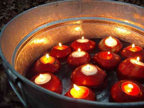 свечи из тыквы